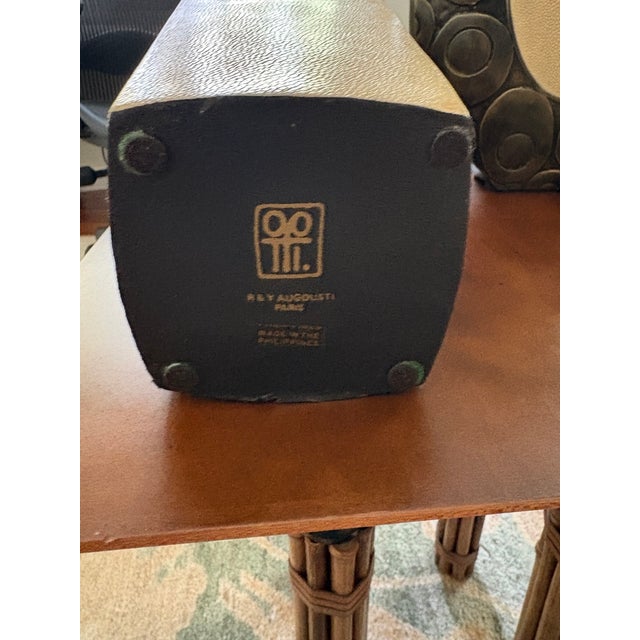 Cream Pair of R & Y Augousti Vases For Sale - Image 8 of 12