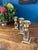 Plastic 1960’s Brass & Lucite Candlestick Holders Set of 3 For Sale - Image 7 of 18