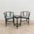 1980s Black Ash Armchairs and Coffee Table by Ernest Archibald Taylor, 1980s, Set of 3 For Sale - Image 5 of 12