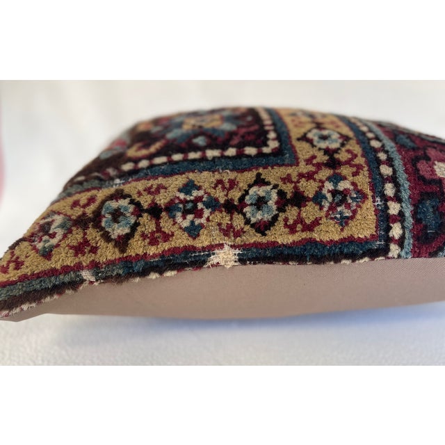 Mid 19th Century Pillow With Antique Rug For Sale - Image 5 of 7