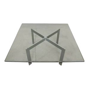1960’s Mid-Century Modern Mies Van Der Roher X Coffee Table