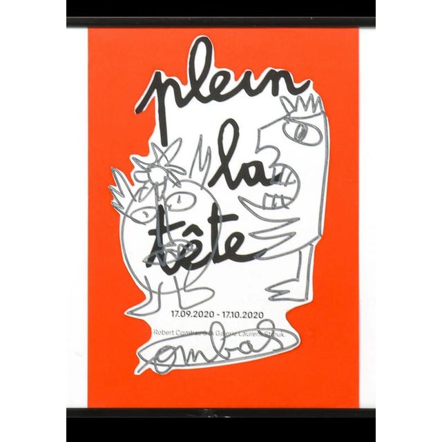 Contemporary Robert Combas, Characters, 2020, Drawing For Sale - Image 3 of 3