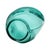 Vintage Turquoise Blue Glass Vase from Luminarc France, 1980s For Sale - Image 4 of 12