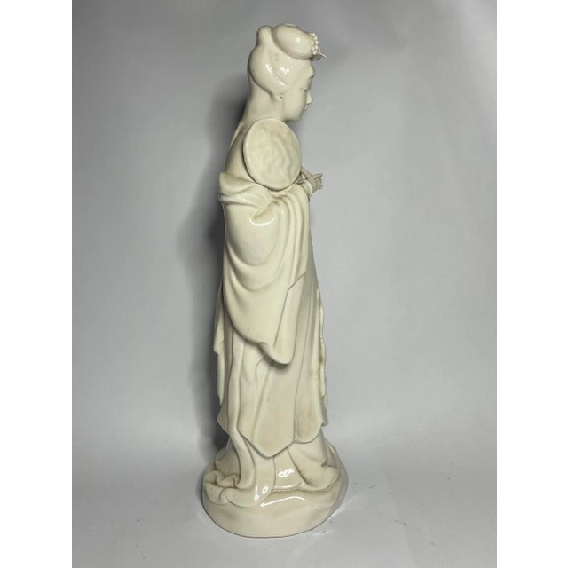 19th Century Blanc De Chine Figurine For Sale - Image 4 of 8