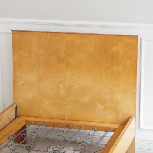 This bed frame dates from the mid-20th century and is formally classified as Mid-Century style, likely dating from around...