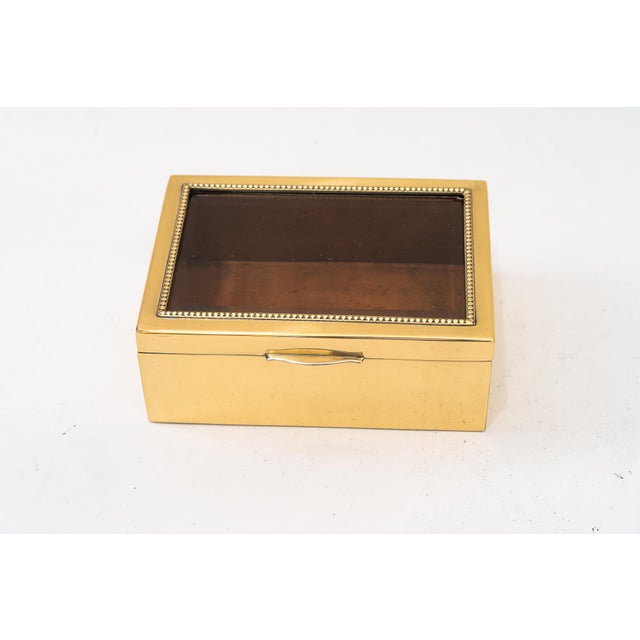 Metal Vintage Art Deco Jewelry Box, 1920s For Sale - Image 7 of 14