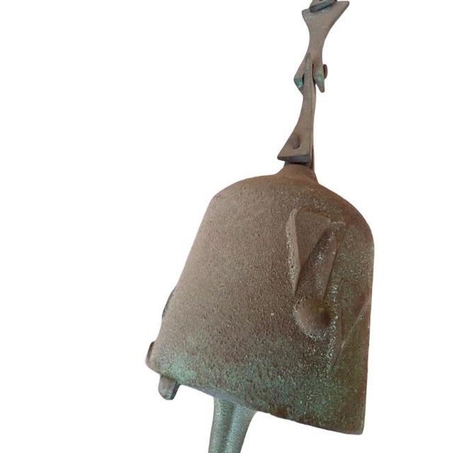 Offered for sale is an authentic Paolo Soleri Cosanti bronze wind bell, featuring the original stamped maker’s mark that...