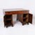 Antique English Leather Top Partners Desk For Sale - Image 9 of 10