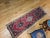 1900 - 1909 Vintage Persian Qashqai Gabbeh Runner Rug, Hand-Knotted Wool, Geometric Medallions Pattern, 2x7, Red & Navy For Sale - Image 5 of 14
