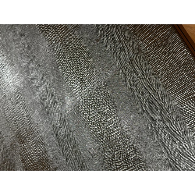 Mid 20th Century Faux Snakeskin Game Table with Removable Top For Sale - Image 18 of 18