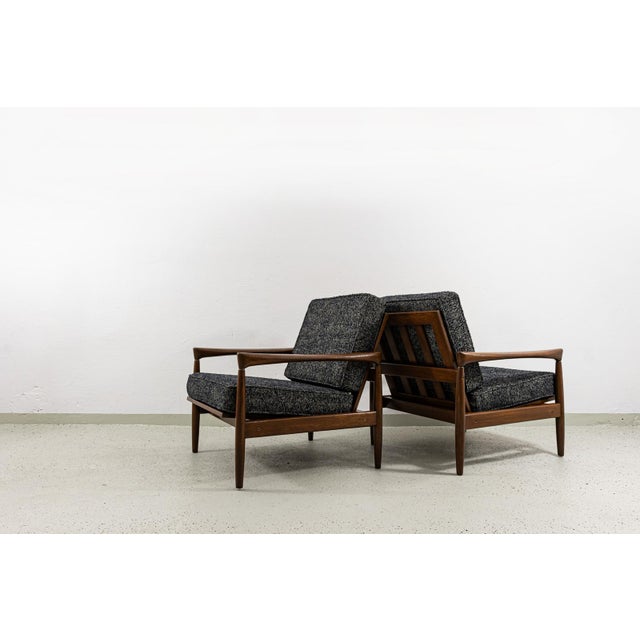 Mid-Century Modern Kolding Armchairs by Erik Wørts for Ikea, 1960s, Set of 2 For Sale - Image 4 of 18