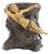 Jean Garnier Patinated Bronze Sculptural Vase For Sale