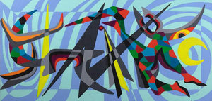 Leo Guida, Colore, 1970s, Tempera Painting