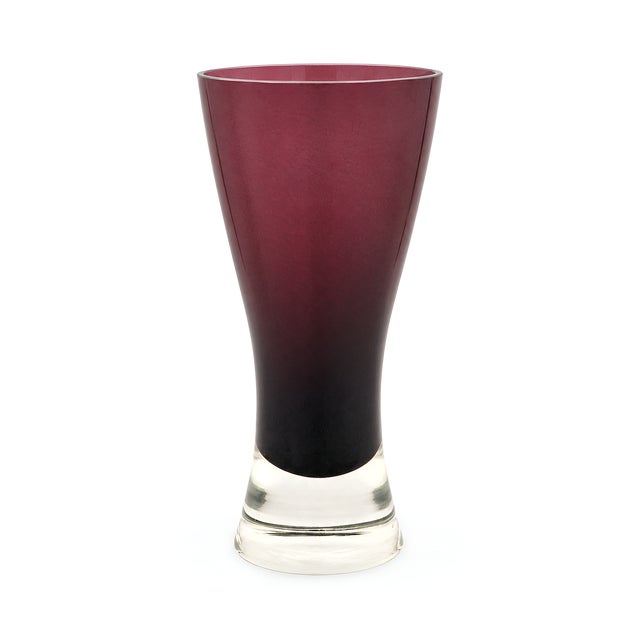 Glass Glass Model 1369 Flindell Vase by Tamara Aladin for Riihimaki / Riihimaen Lasi Oy, Finland, 1960s For Sale - Image 7 of 15