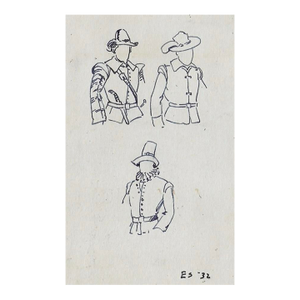1932 Eunice Starkie Costume Study