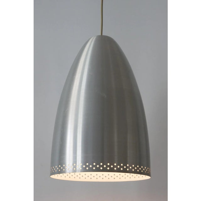 Large German Aluminium Pendant Lamp, 1970s For Sale - Image 11 of 15