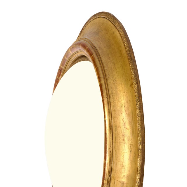 French Antique, Convex “Sorciere” Mirror, Circa 1920 For Sale - Image 9 of 9