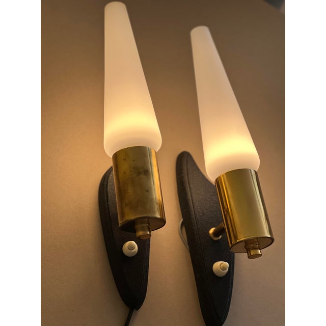 1960s Vintage Danish Wall Lights, 1960s, Set of 2 For Sale - Image 5 of 12