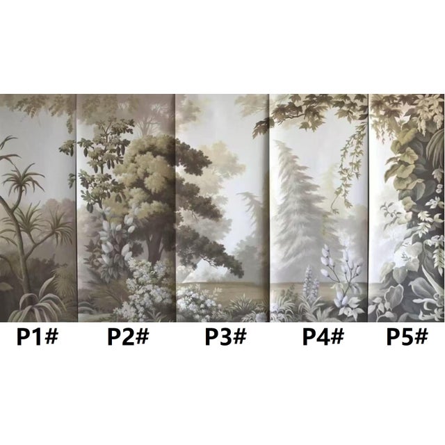 1: Commodity: Panoramic wallpaper, Eden 2: Handicrafts: 100% handmade and hand-painted. 3: WallpaperMaterial: Paper 4:...