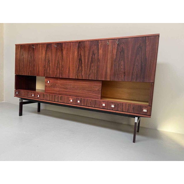 Fristho ​Fristho Highboard in Rosewood, 1960s For Sale - Image 4 of 17
