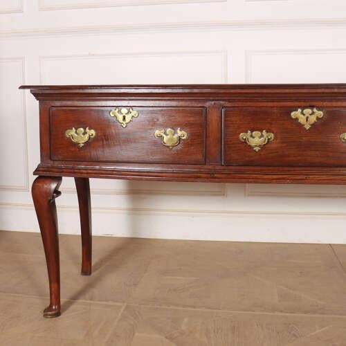 English Oak Dresser Base, 1760s For Sale - Image 3 of 12