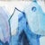Contemporary Wild Blue 1 - Original Blue Urban Geometry Acrylic Painting on Canvas by Maria C Bernhardsson For Sale - Image 3 of 6