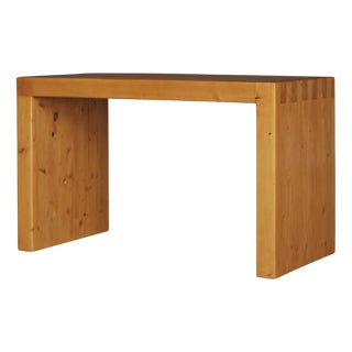 Vintage Pine Bench in the style of Ate van Apeldoorn, 1970s For Sale