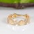 Diamond Band Ring With Earth-Mined Diamonds in Solid 14k Gold, Fine Jewelry For Sale - Image 10 of 10