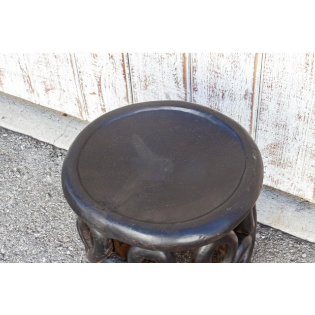 1960s Figural Carved Bamileke Stool For Sale - Image 5 of 9