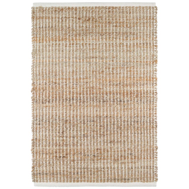 Dash & Albert by Annie Selke Gridwork Ivory Woven Jute Rug, 2'6" x 8' For Sale In Boston - Image 6 of 6