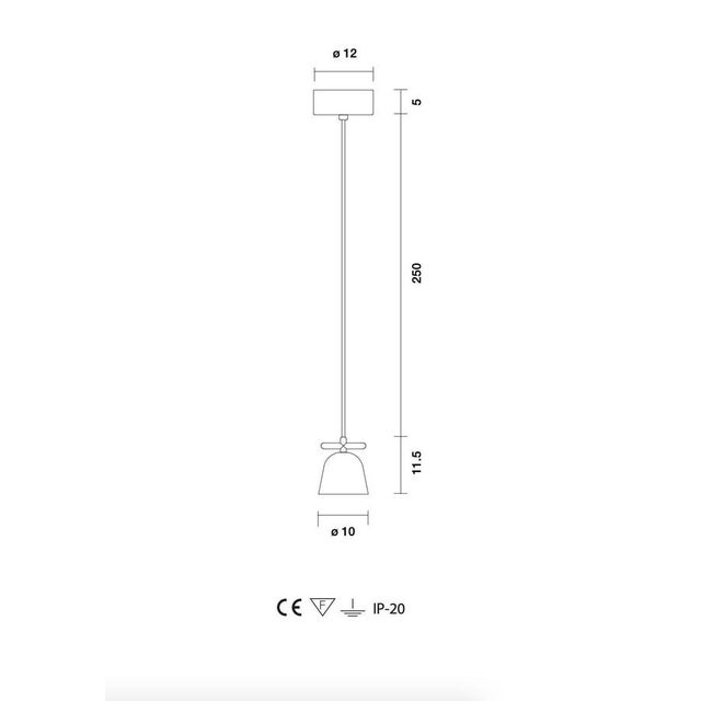 Metal Black Lighto T Pe Matte Suspension Lamp by Jaime Hayon for Parachilna For Sale - Image 7 of 9