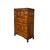 Asian Oriental Korean Style Brown Hardware Drawers Accent Storage Cabinet For Sale - Image 3 of 11