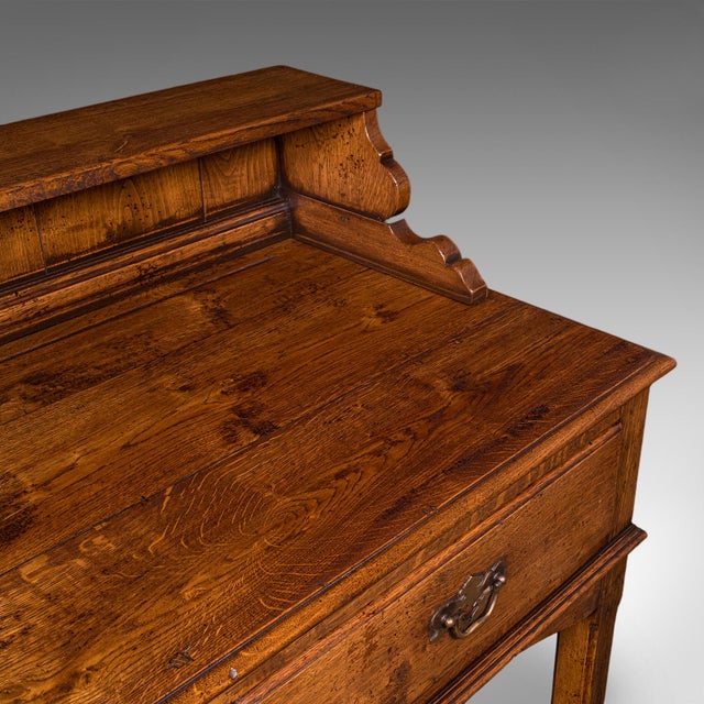 Vintage Suffolk Dresser Base, English, Oak, Victorian Revival, Kitchen Sideboard For Sale - Image 10 of 12