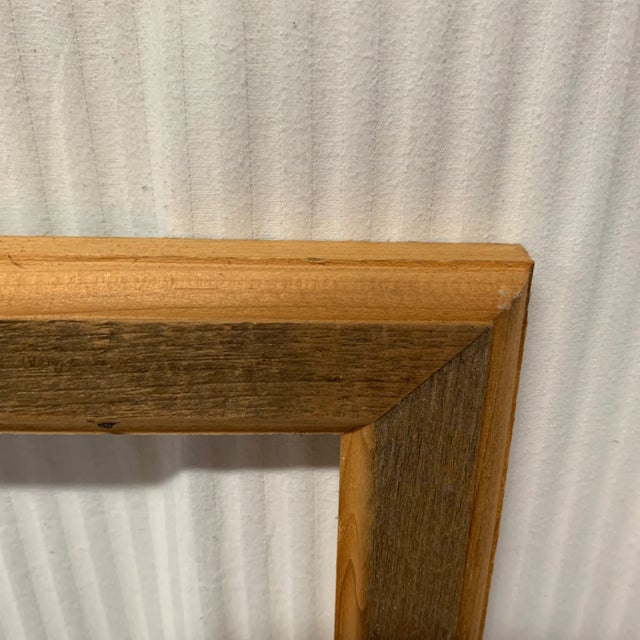 Picture Frame of Barn-Wood Salvage For Sale - Image 10 of 10