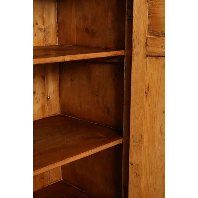 Early 20th Century Pine Country Style Armoire Cabinet With Drawers For Sale - Image 5 of 18