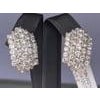 1960s 12 Carat Diamond Cocktail Stud Earrings in 18 Karat White Gold For Sale - Image 16 of 18