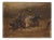 Christian Sell, German Military Scene, Painting on Panel, 19th Century For Sale