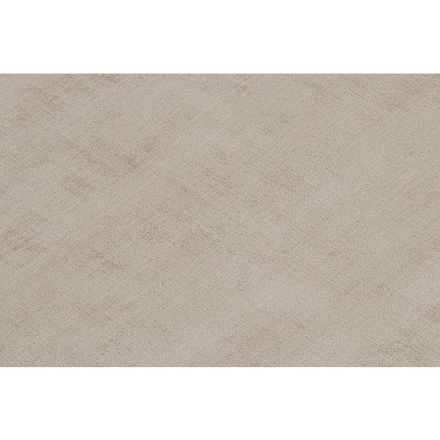 Rug & Kilim Rug & Kilim’s Modern Rug in Solid Beige - 14x20 For Sale - Image 4 of 6