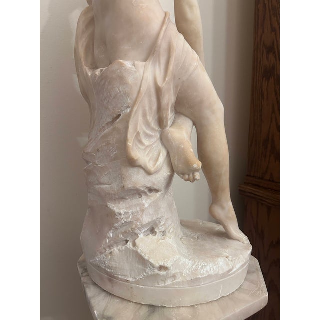 White Eugenio Battiglia - Full Figure Italian Sculpture For Sale - Image 8 of 14