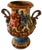 Ceramic Capodimonte Porcelain Double Handled Urn Vase Boy and Girl For Sale - Image 7 of 17