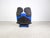 Wink Chair in Black and Blue Upholstery by Toshiyuki Kita for Cassina For Sale - Image 6 of 10