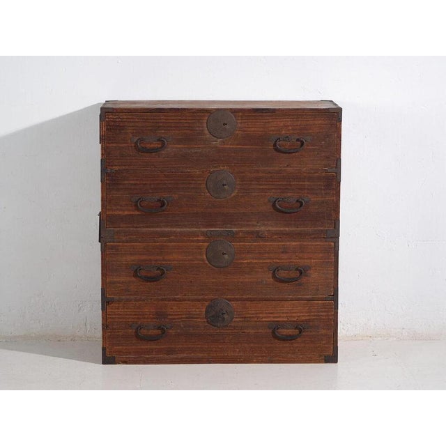 Japanese Chest of Drawers in Wood For Sale - Image 5 of 14