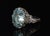 Gia Certified 16.03ct Aquamarine & Diamond 18k Gold Maple Leaf Sculptural Ring, Size 5.25 For Sale - Image 11 of 15