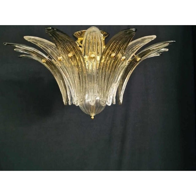Italian 21st Century Palmette Flush Mount by Fabio LTD For Sale - Image 3 of 5