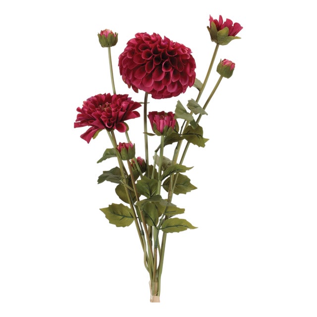 Zinnia Flower Bundle (Set of 2) For Sale