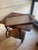 Mid 19th Century Antique Mahogany Butler’s Cart - Glass Serving Tray Top - Drop Leaf Sides For Sale - Image 5 of 7