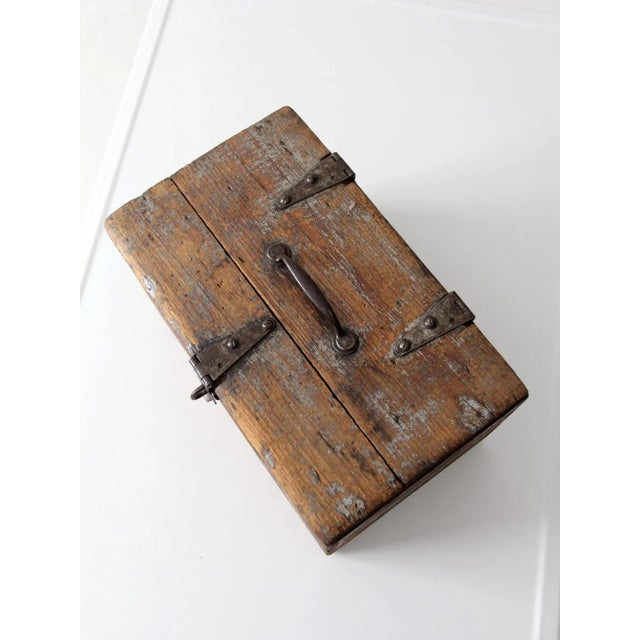 Brown Antique Winchester Ammunition Box For Sale - Image 8 of 13