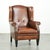 Sheepskin Wing Armchair with Black Piping For Sale - Image 18 of 18