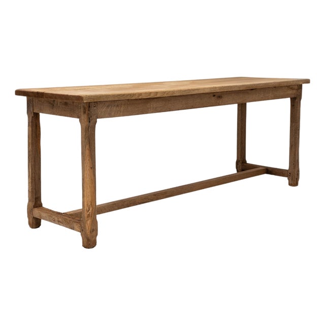 1900s French Oak Dining Table For Sale