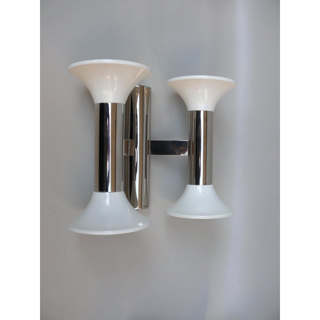 1970s Space Age White Wall Lights from Cosack, 1970s, Set of 2 For Sale - Image 5 of 18